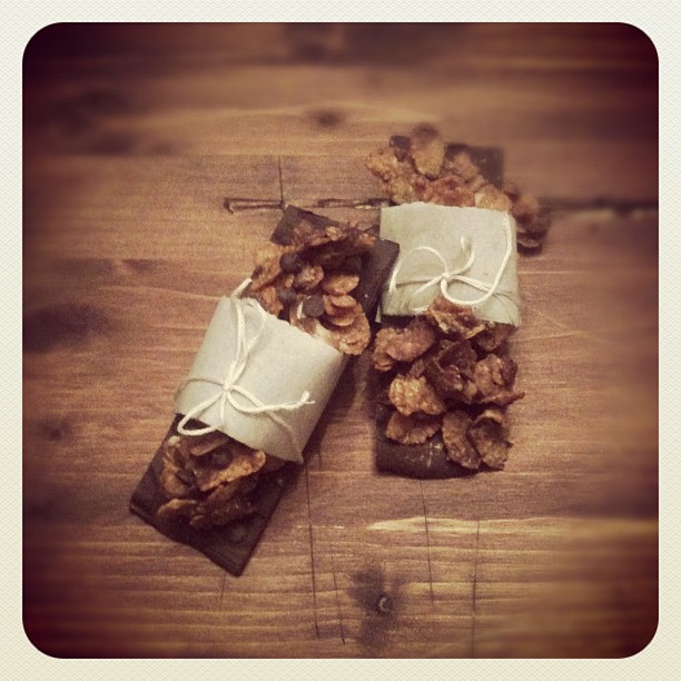 barrette barrette Barrette di cornflakes e cioccolato fondente