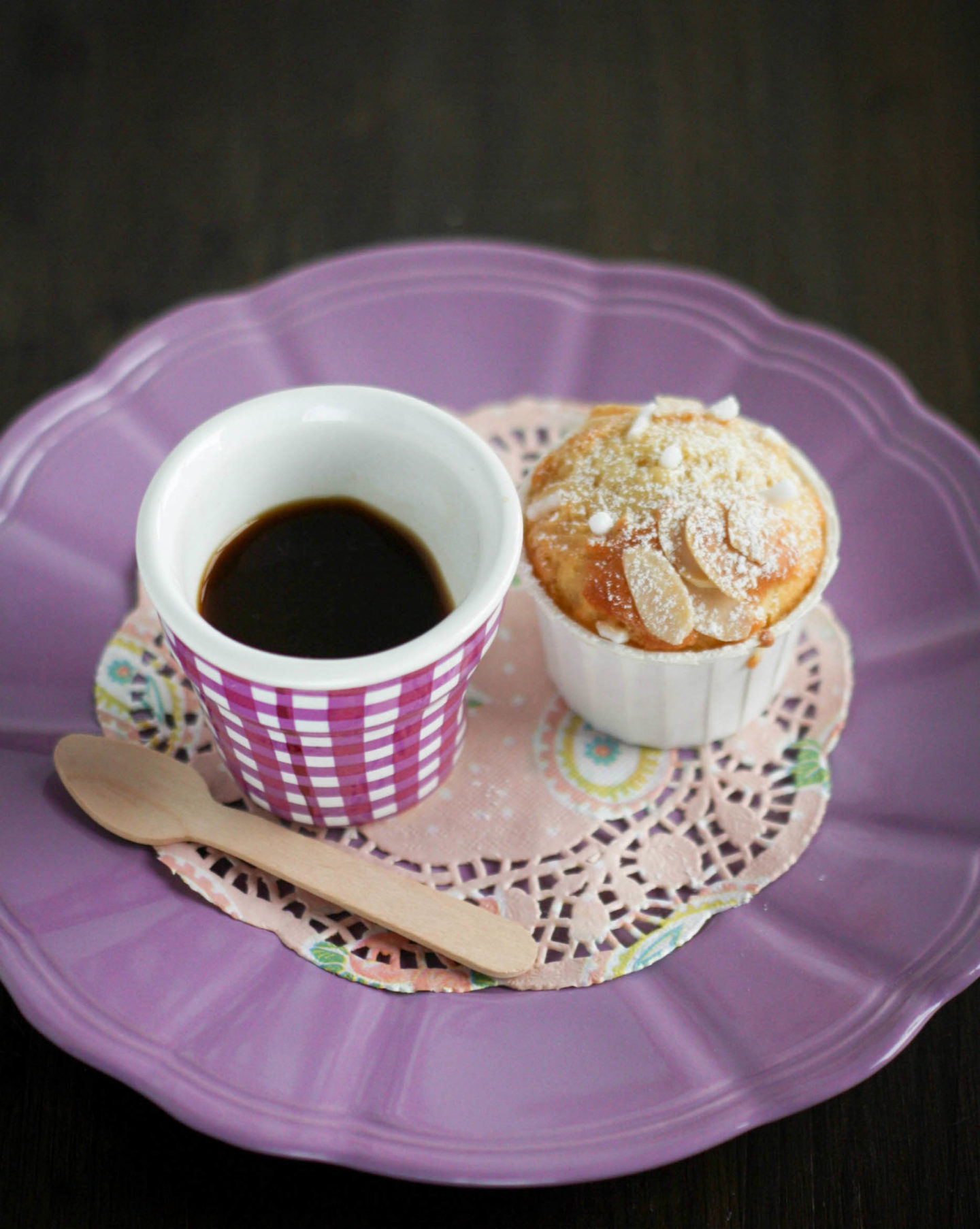 Muffin con cuore di marmellata