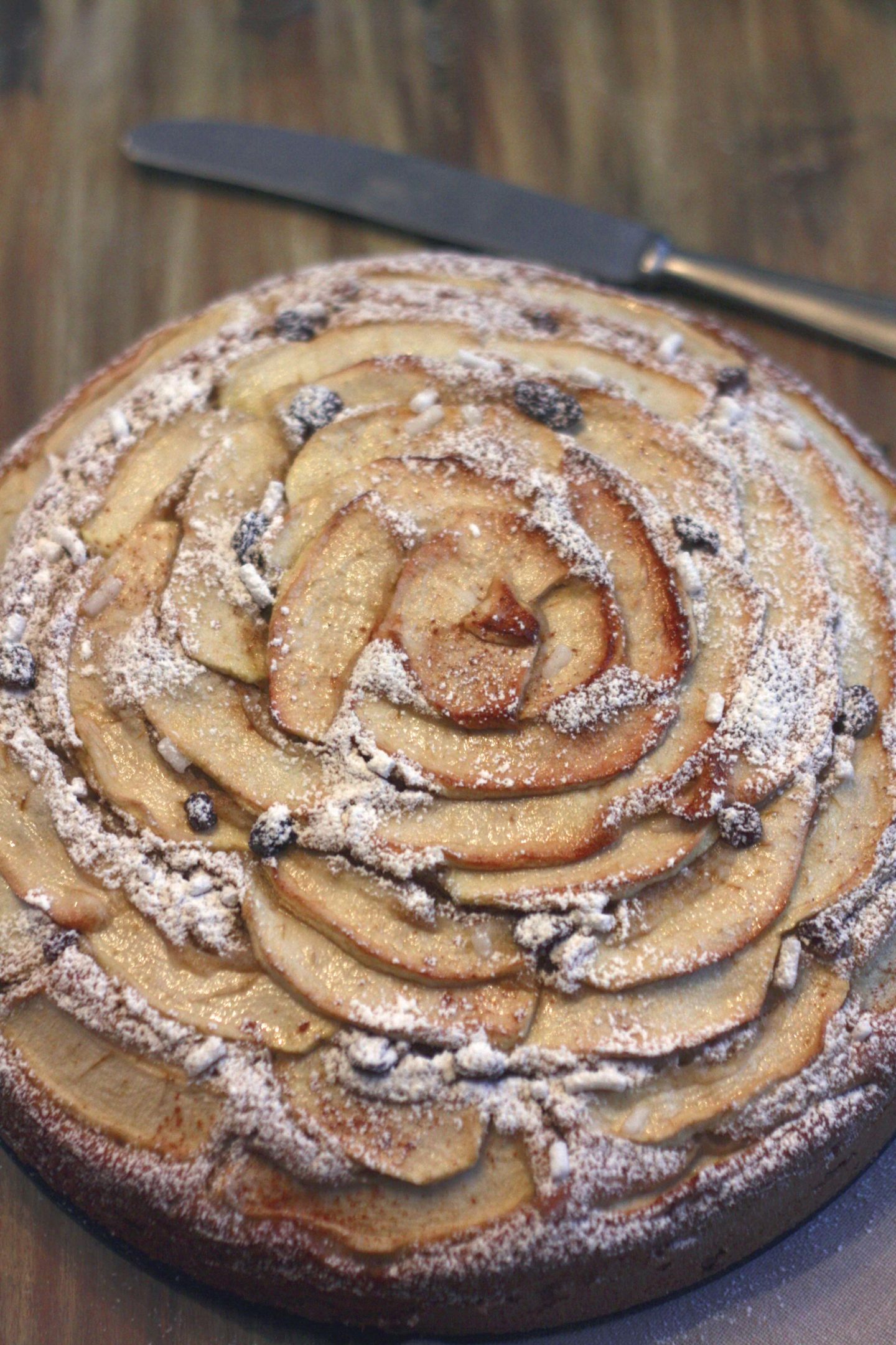 Torta di mele al farro