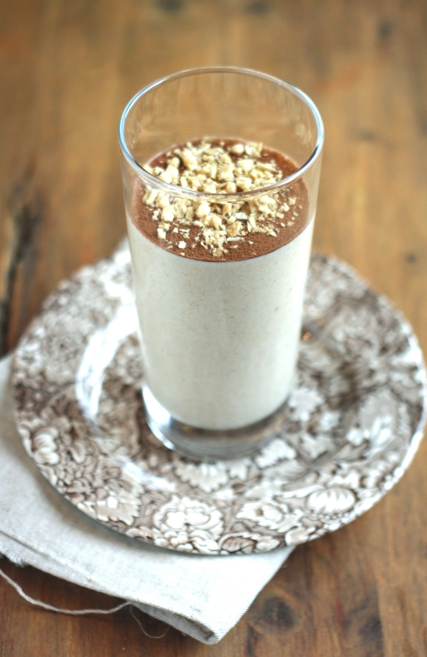 Smoothie banana e muesli