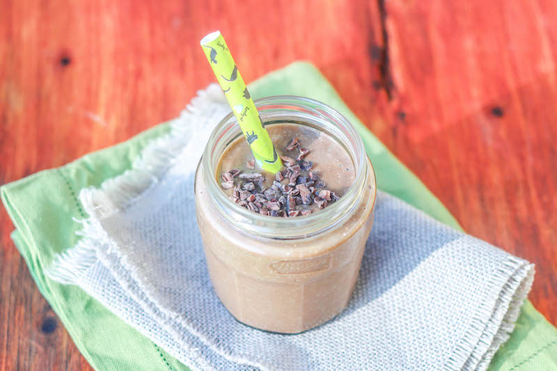 Smoothie avocado e cacao