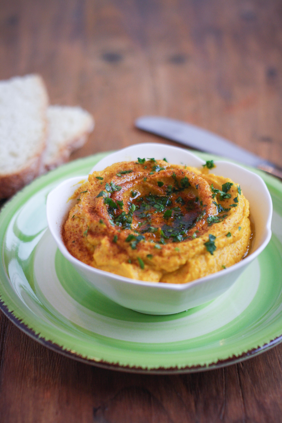 hummus di zucca