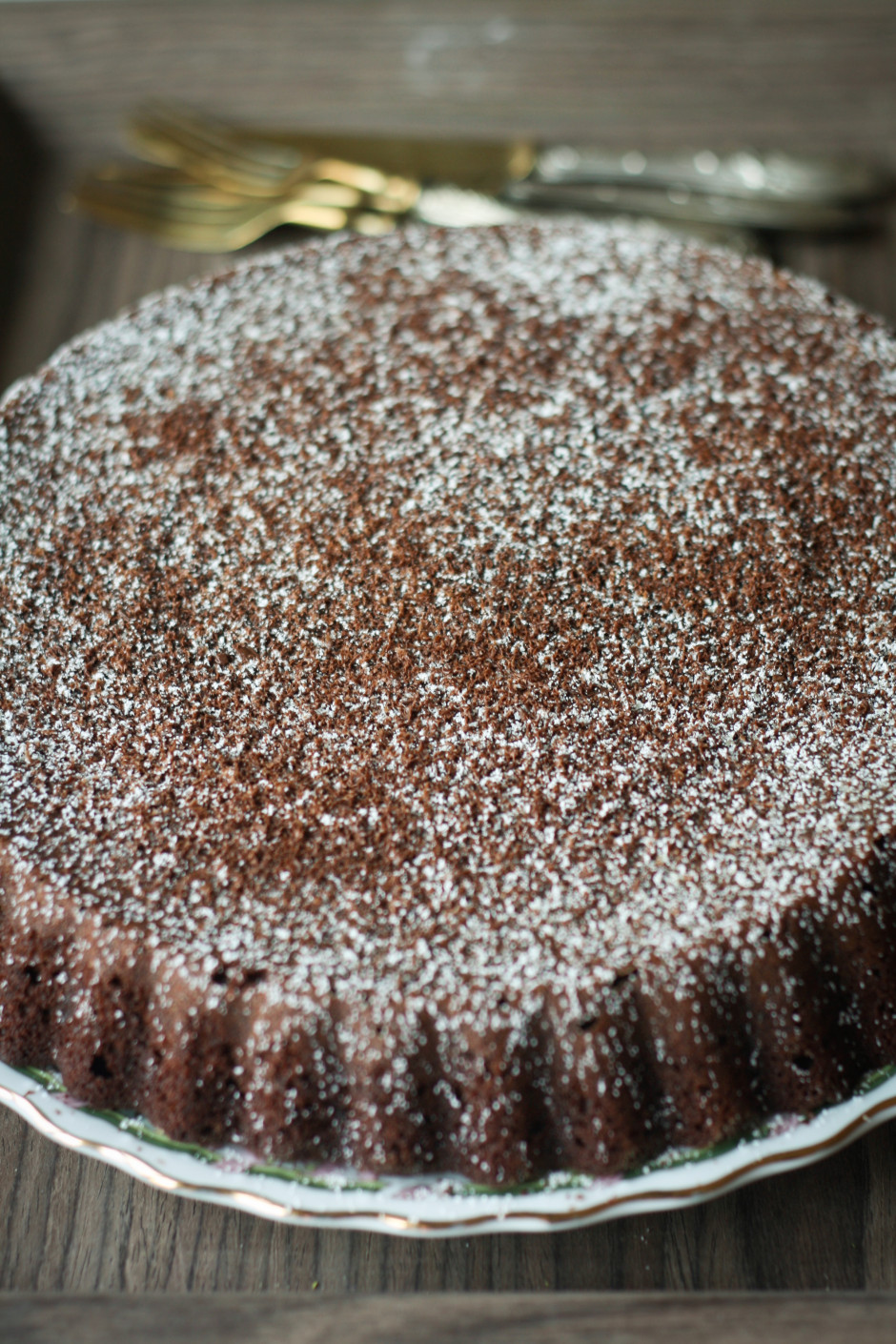 torta al cioccolato e barbabietole