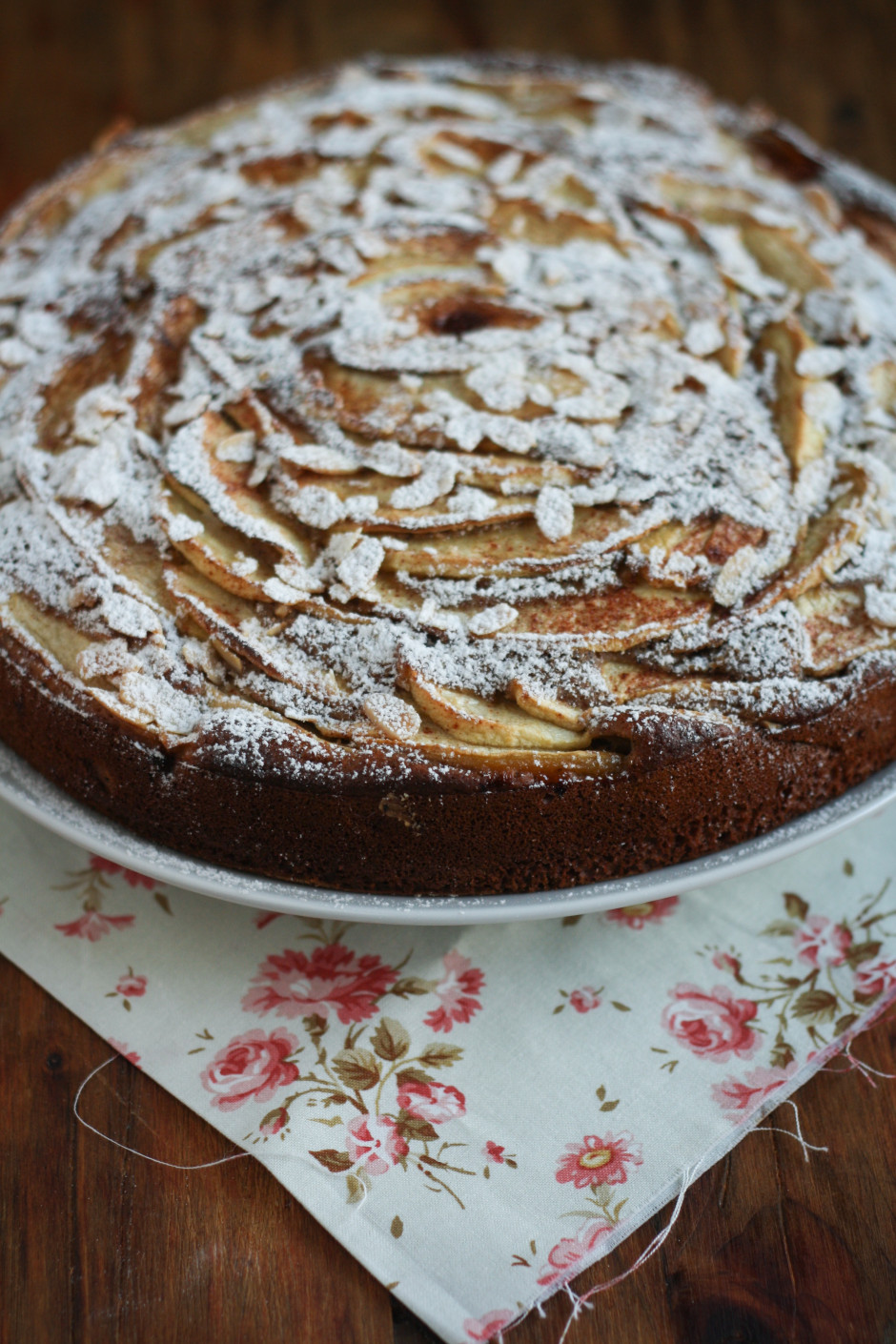 torta di mele e grano saraceno