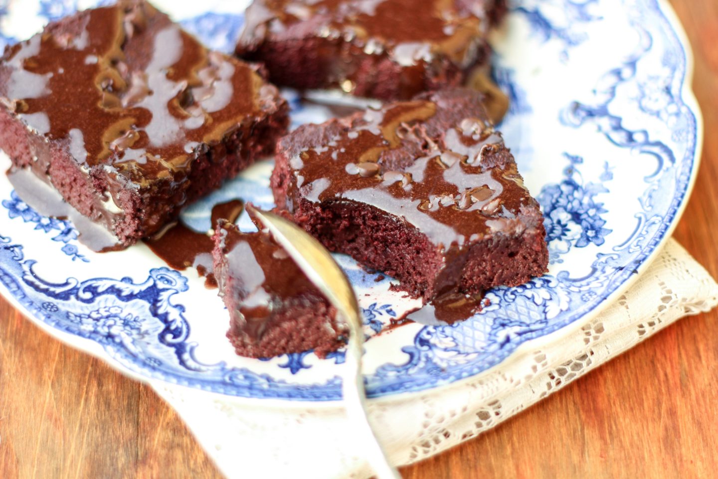 brownies al cacao e barbabietola