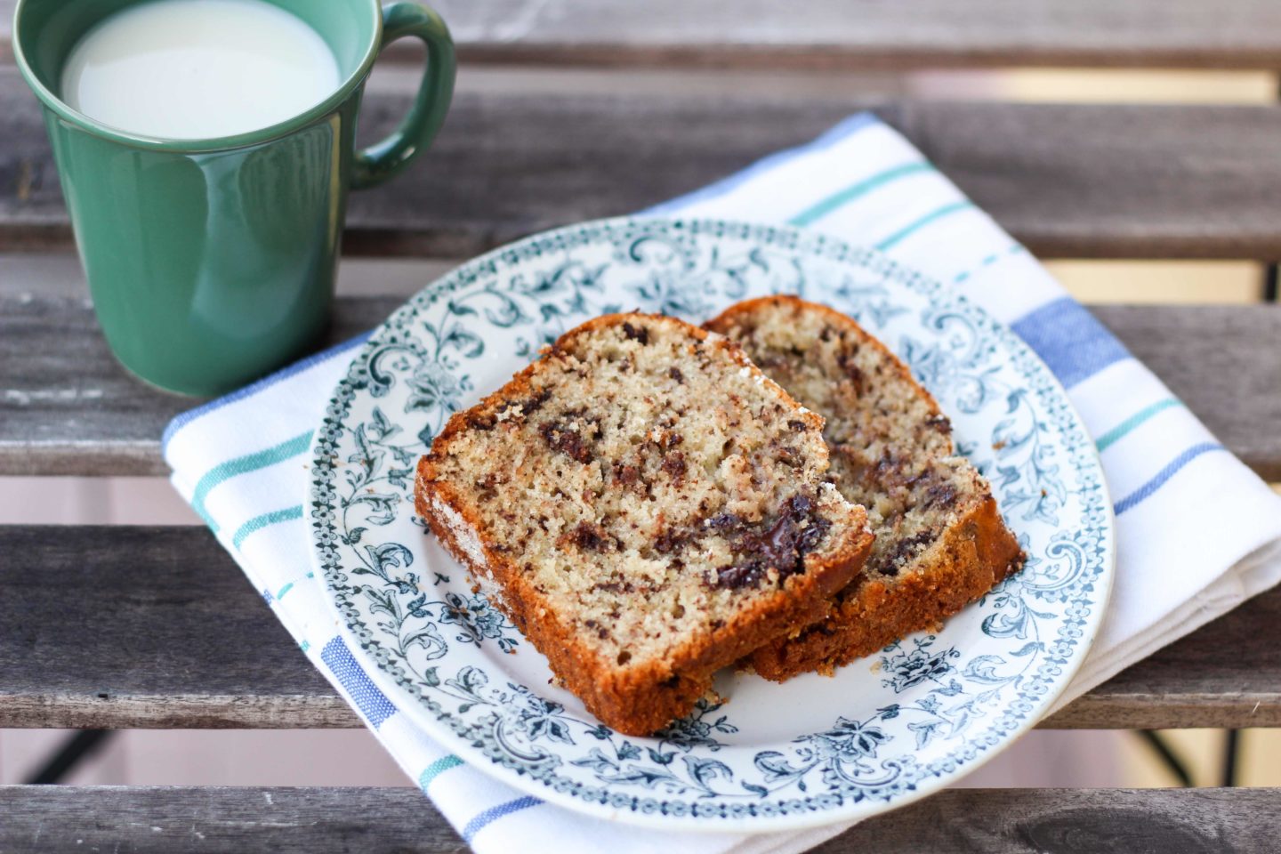 plumcake con gocce di cioccolato