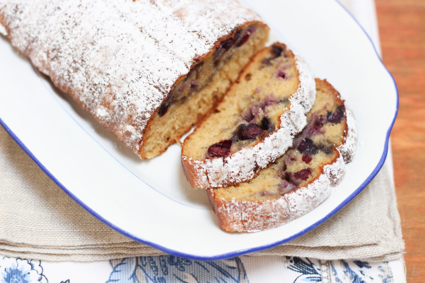 plumcake allo yogurt greco e mirtilli