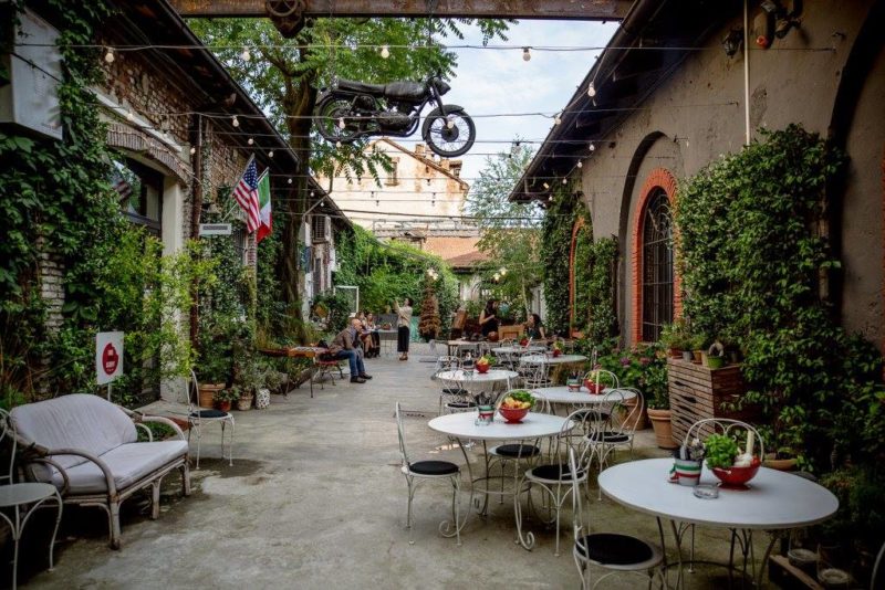 cena da Al Cortile a Milano