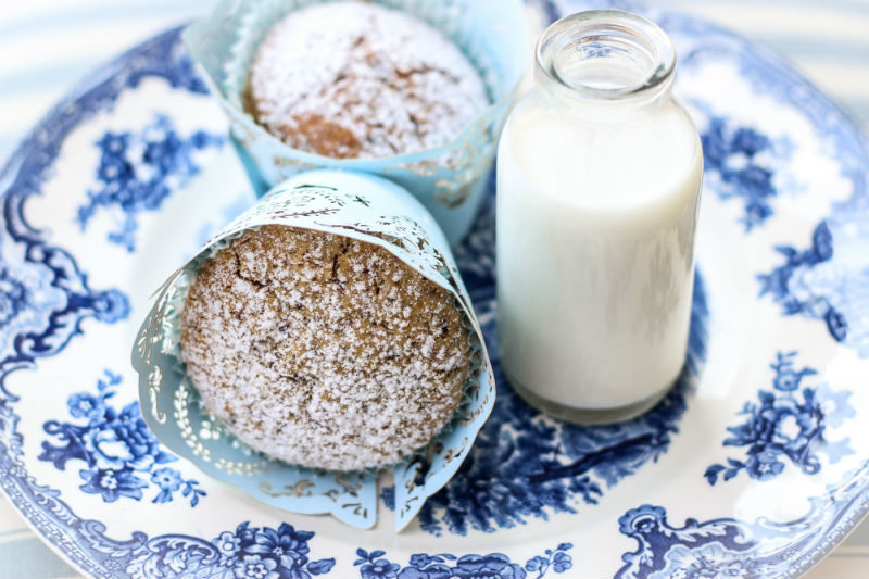 muffin senza glutine con cioccolato