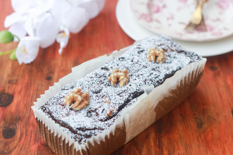 banana bread senza glutine, senza uova e senza latticini