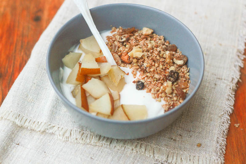 muesli di grano saraceno senza glutine e senza zucchero