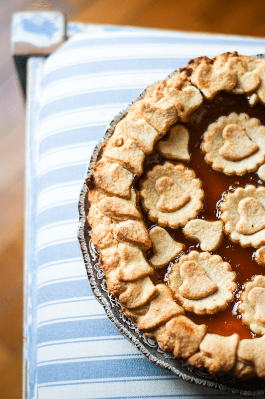 crostata con farina di avena