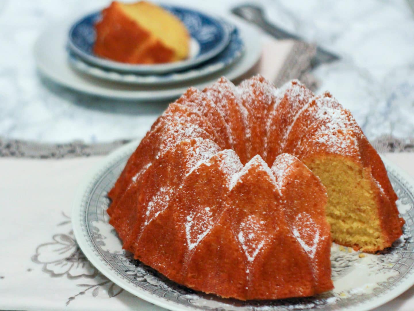 ciambella al limone e zafferano semplicissima