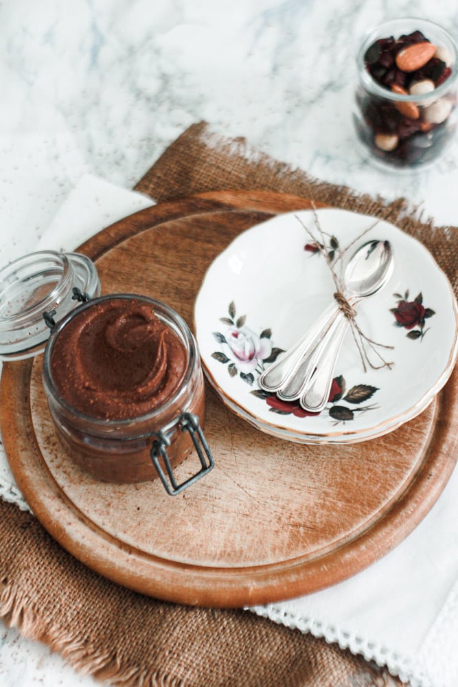 hummus al cioccolato fatto in casa