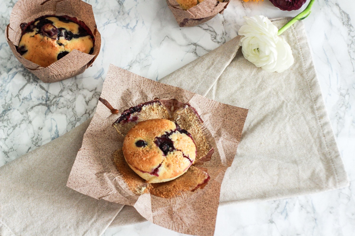 muffin ai mirtilli fatti in casa