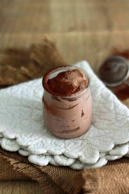 mousse al cioccolato senza uova