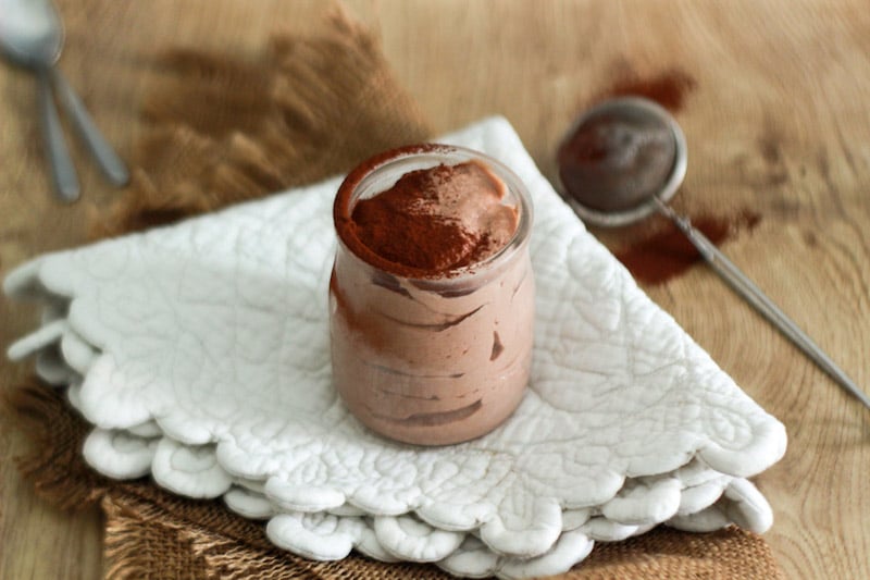 mousse al cioccolato velocissima