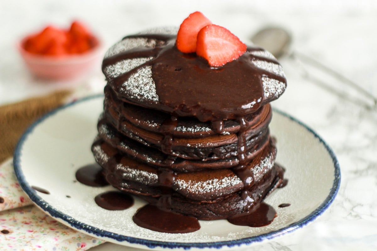 pancake al cioccolato fatti in casa