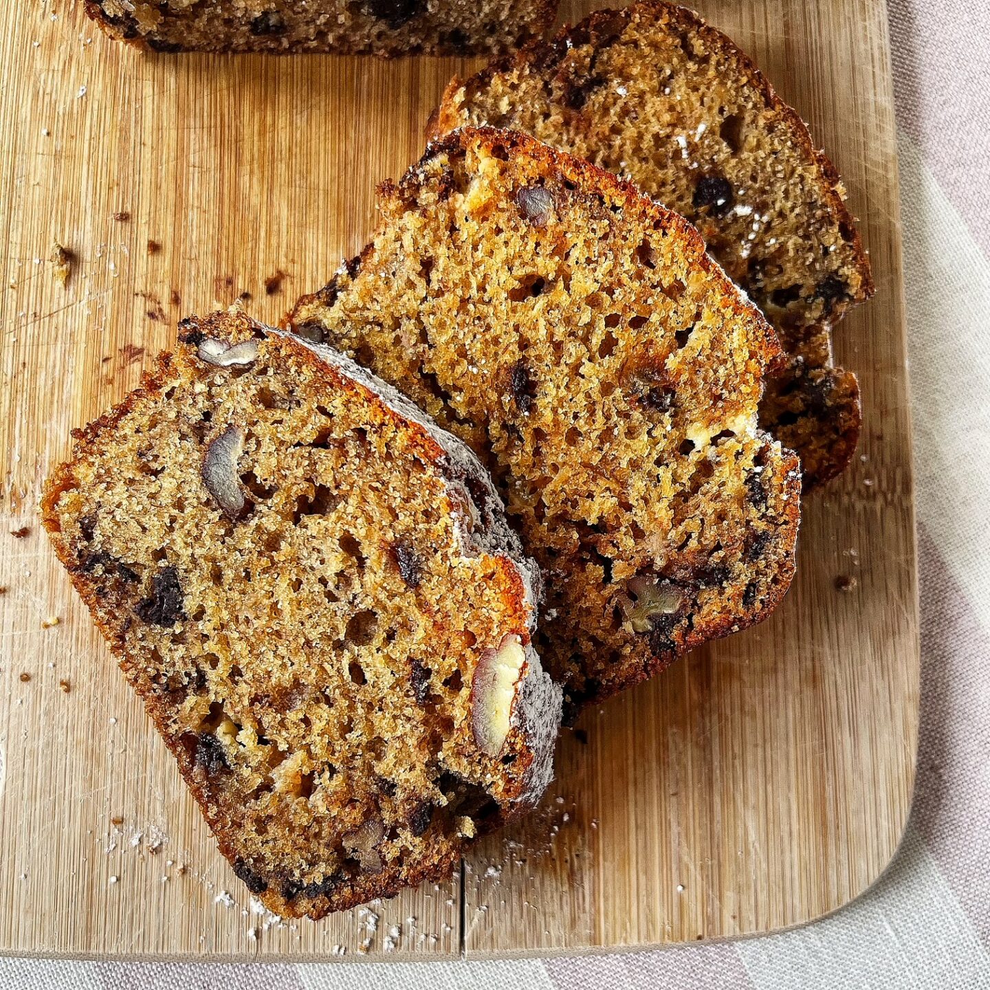 banana bread doppio cioccolato